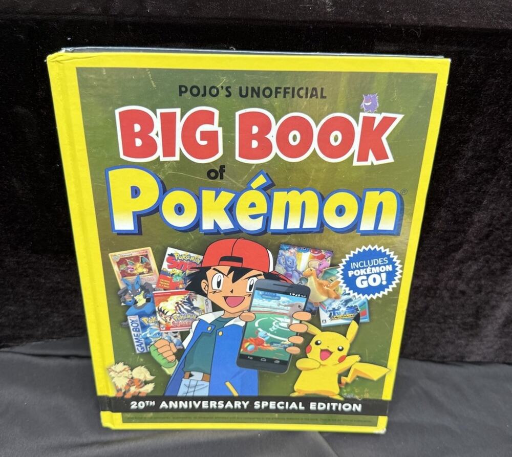 Pojo's Unofficial Big Book of Pokemon 20th Anniversary Special Edition Hardcover